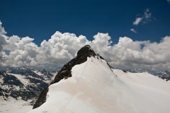 Noch ein Rückblick zum Zuckerhütl vom Wilden Pfaff